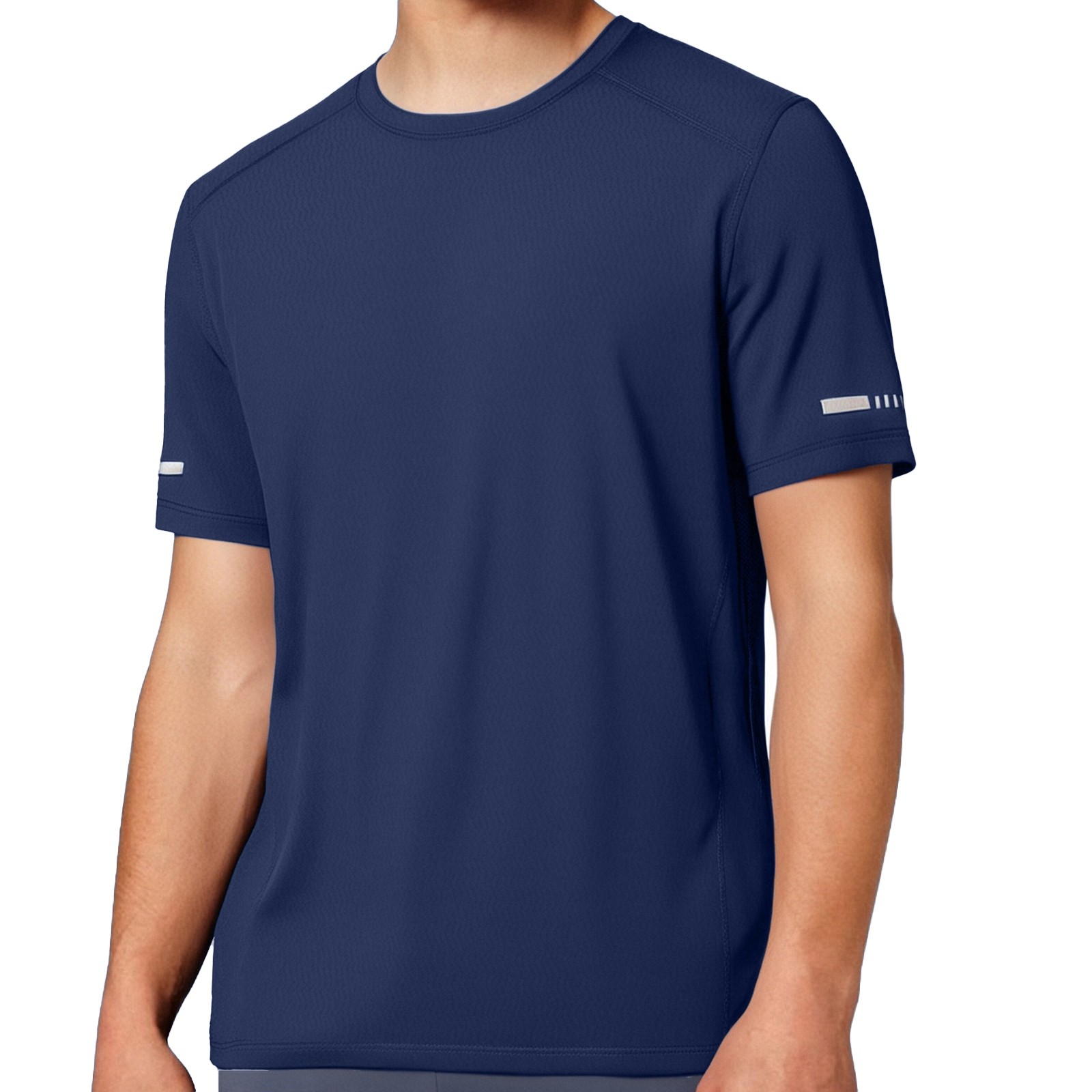 thumbnail image 2 of Camiseta de manga corta de seda helada para hombre: camiseta informal elástica, transpirable y de secado rápido para el verano, cómoda para practicar deporte y relajarse, 2 of 8